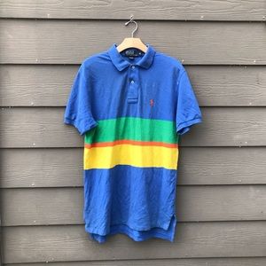 Vintage Polo Ralph Lauren Color Block Polo Shirt